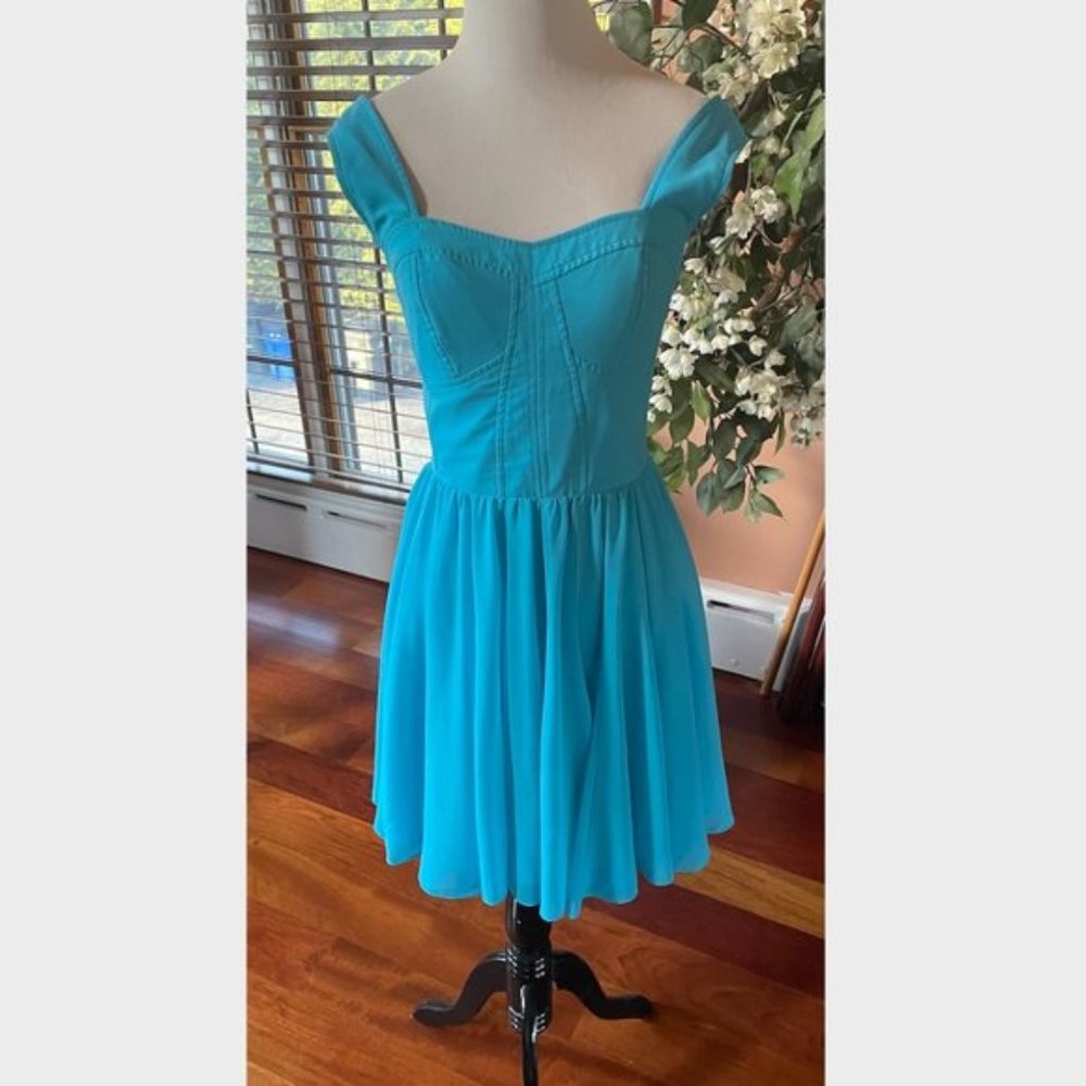 Guess Corset Aqua Dress